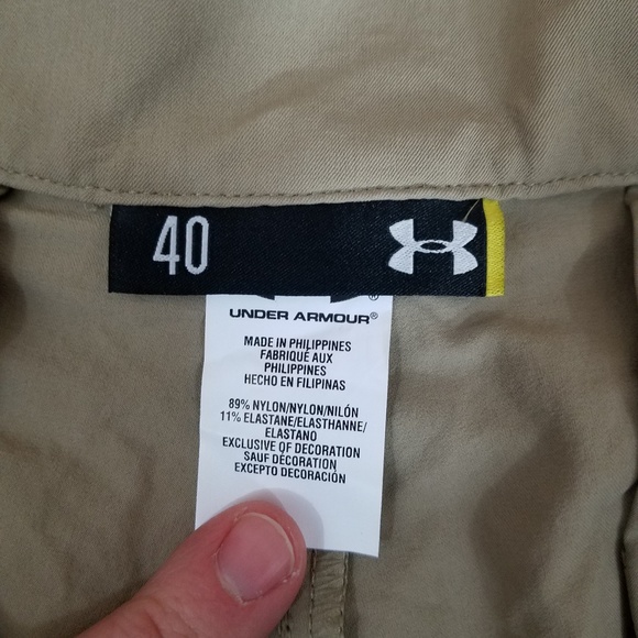 NWT Under Armour 40 Mens Flat Front Shorts - Picture 3 of 6